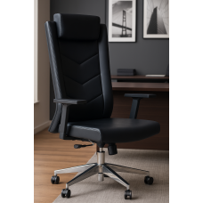 Офисное кресло крестовина металл PU кожа 5025A