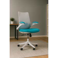 Офисное кресло компьютерное для школьников и не только 002 white