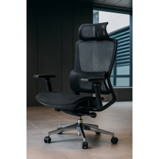 Офисное кресло с регулировкой подлокотников 022A black
