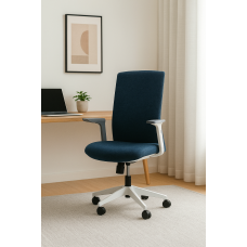 Компьютерное кресло Арт Строй Мебель 7207 white blue mesh