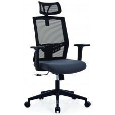 Офисное кресло с регулировкой подголовника 1396A